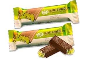 Bolci Dubai Chocolate 2 Pack, Pistachio Chocolate, Kunafa Chocolate, Chocolate Kadaif Pistachio, Chocolate Dubai(2x30Gram)