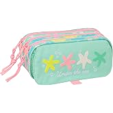 SAFTA Stars &ndash; Triple Big Pencil Case, Children's Pencil Case, Ideal for School Age Children, Comfortable and Versatile, Quali