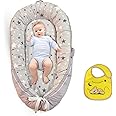 GlowAdore Baby Nest Pod Newborn 0-12 Months Baby Sleep Pod & Nest, Adjustable Baby Pod Nest, New Born Baby Bed, Breathable Washable & 100% Cotton, Baby Lounger Floor Seat for Home and Travel