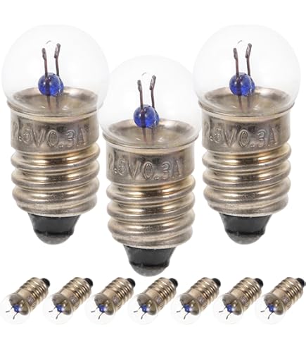 10 X 208 12v 5w MES E10 Screw In Bulb - Foto 8