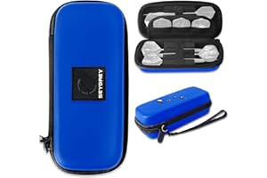 Seydrey Dardos Funda de Dardos Punta de Plastico Dardos 6 Pack, Bolsa para Dardos Estuche, Dardos no incluidos