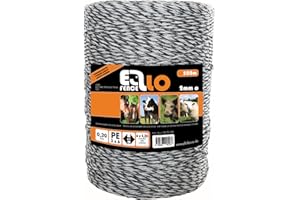 Ellofence Corde de clôture électrique de 500 m - Excellente conductivité