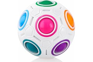 CUBIDI® Originale Boule Magique Arc en Ciel I Jouets d'activité et de développement I Magic Rainbow Ball I Le Puzzle 3D Casse-tête pour Filles et garçons à partir de 6 Ans