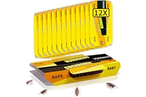 Kimimara Kakerlakenfallen, 12er Pack Kakerlake Fallen, Wirksam Gegen Kakerlaken