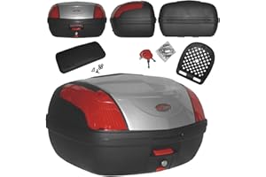 A-pro Top Case Moto Touring Bagage Coffer evec Dossier Fermeture 46 lt.Quad