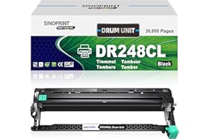 SINOPRINT DR248CL Drum Unit Compatible with Brother DR-248CL DR-248 Drum for Brother DCP-L3520CDW DCP-L3560CDW HL-L8240CDW HL-L8230CDW MFC-L3740CDW HL-L3220CW MFC-L8390CDW DCP-L3555CDW, Black