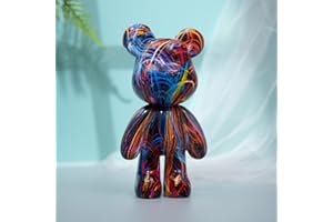 Coniuty Harz-Bär-Statue, Dekoration für Zuhause, Tierskulptur, Ornament für den Innenbereich (Typ B)