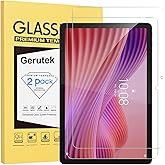 Gerutek [2 Pieces Screen Protector for Lenovo Tab 10.1 Inch 2025 | TB-311FU/TB-311XU, 9H Hardness, Anti-Scratch, Anti-Fingerp