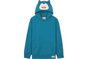 POKÉMON Pokemon Sudadera Niño Niña y Adolescente, Pikachu Sudaderas con Capucha Cómoda, Bolsillo Canguro, Regalos Anime para Niños
