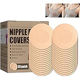 KOAHDE Copricapezzoli Invisibili Adesivi Monouso,Ultra Sottili Invisibili Nastro Reggiseno Adesivo,Coppie Adesivo Copricapezz
