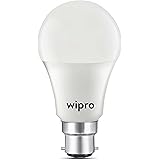 wipro Garnet 7W LED Bulb for Home & Office |Cool Day White (6500K) | B22 Base|220 degree Light coverage |4Kv Surge Protection