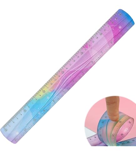 RUMOLD 665/30 Schneidelineal 30 Cm - Transparentes Lineal Mit Stahlkante & Silikonstoppern