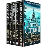 Sharpe Series Books 6 - 10 Collection Box Set by Bernard Cornwell (Sharpe's Rifles 1809, Havoc 1809, Eagle 1809, Gold 1809 &