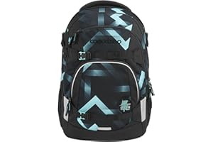 coocazoo Schulrucksack Mate, ergonomischer & anpassbarer Tornister, höhen- & größenverstellbar, mit Brustgurt & Hüftgurt, leicht & individuell, ab der 3. Klasse