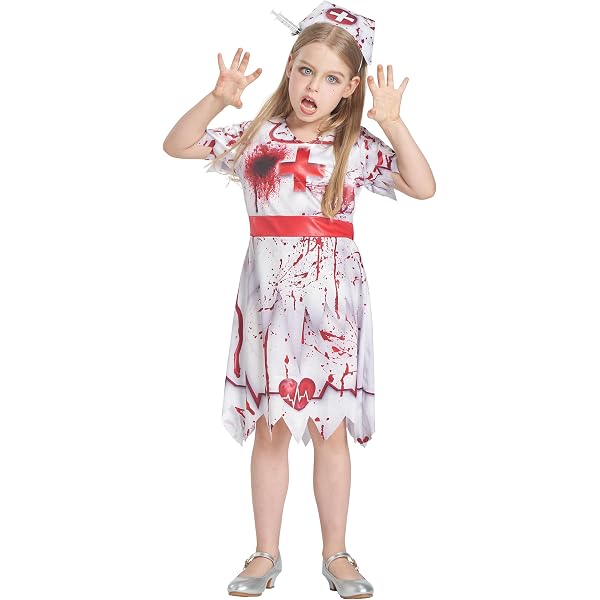 Amscan Zombie-Krankenschwester Kostüm Gr. 44-46 – Gruselige Halloween-Verwandlung Für Unisex
