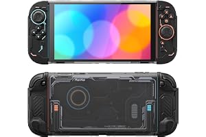 PlayVital Skyddsfodral för Nintendo Switch 2 Tillbehör– Svart,Stellar Mecha