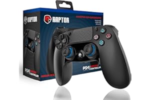 indeca BUSINESS Mando Inalambrico Bluetooth Negro compatible con PS4 PS3 PC Android Windows gamepad 6 ejes con vibración doble Luz LED Joystick tactil recargable compatible juegos Shooters Dualshock