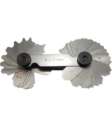 Mitutoyo Radius Gage Set - 30 Pairs Of Leaves For 15.5mm To 25mm Measurement