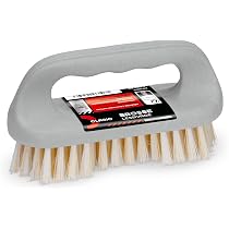 Jovi - Brosses d'école, 9 brosses grossières dans un pot, Poils naturels et manche en plastique, Anti-goutte et facile à nettoyer, Avec une couronne pour éviter de rouler