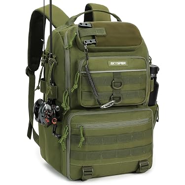 Bassdash Angelrucksack Wasserabweisend Leicht Taktische