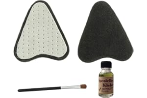 Fenteer Cotone Cane Speciale Orecchio Supporto Stickers Pet Cani Eretto Strumenti di Orecchio con 20ml Colla-8.5x10x0.7cm