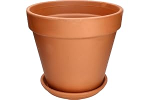 KOTARBAU® blomkruka ytterkruka av terrakotta ⌀ 35 cm för inomhus- och trädgårdar