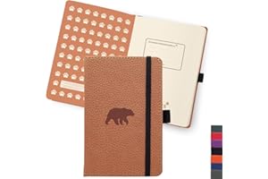‎DINGBATS* NOTEBOOKS Dingbats* - Tierwelt Kleines Notizbuch A6 Gepunktet - Hardcover PU Leder Journal für Arbeit, Reisen - Elastischer Verschluss, Stifthalter, Lesezeichen
