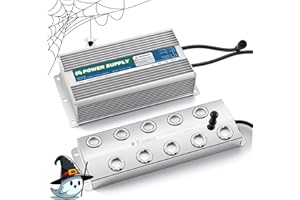 Mxmoonant Fabricant de Brouillard 10 têtes Brumisateur à ultrasons 7L / H Fogger Humidificateur 400W pour la Conservation des Aliments dans l'atmosphère du Festival de Paysage hydroponique (10 têtes)