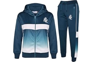 A2Z 4 Kids Boys Girls Tracksuit 3D Digital Two Tone Gradient A2Z Logo Embroidered Top Bottom Jogging Suit Sports Joggers Age 5-13 Years