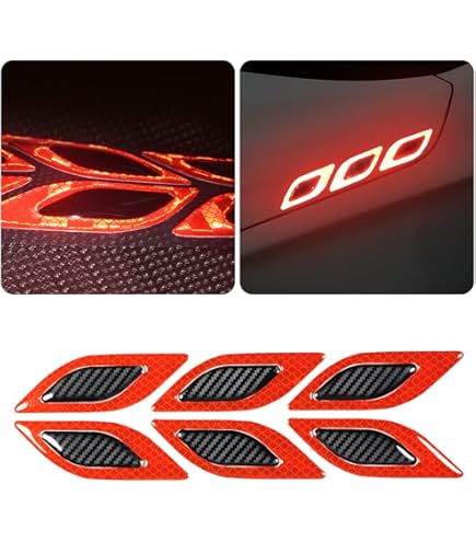 Stickers Brillantes Pegatinas Reflectantes Para Bicicleta, Ropa O Cascos - Autoadhesivas, Resistentes Al Agua Y UV Cinta Reflectante Adhesiva