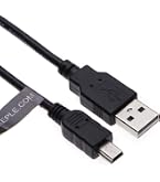 Vhbw Mini USB Kabel Für Canon Digital Ixus – 1,0 M, Daten- Und Ladekabel, Schwarz, Kompatibel Mit Vielen Modellen