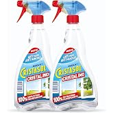 Cristasol, Crystal Glass Cleaner Liquid Spray, for Cleaning Windows, Mirrors and Glass or Glass Surfaces Without Leaving Trac