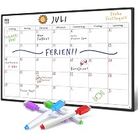 Quartet Whiteboard-Kalender Mit Korktafel – 43x58 Cm, Magnetisch, Abwischbar, In Holzrahmen