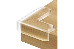 GUDUI Corner Protectors for Kids, 12 Pack Table Corner Protectors Baby Proofing Safety Edge & Corner Guards Furniture Bumper Cushions Against Sharp Corners, L-Shaped