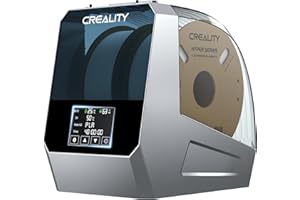 Creality oficial Space PI Secador de filamentos caja de secado para impresoras 3D 2 volúmenes, calentamiento de 360°, caja de almacenamiento deshidratadora mejorada, PLA ABS PETG TPU 1,75/2,85 mm