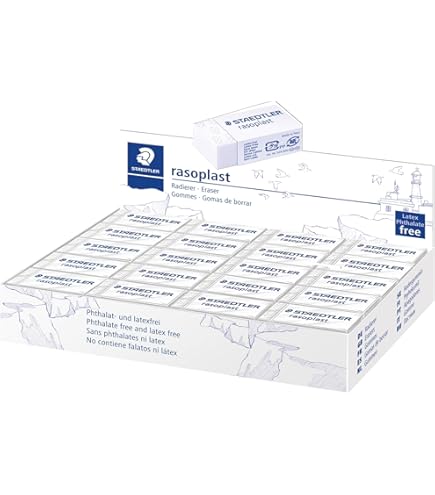 Gomme Staedtler Sans Latex 65x23x13mm Compose A 56% De