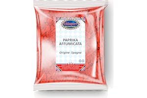 VALSAPORI Paprica Affumicata di tipo Dolce - Macinata ed Essiccata al Sole - Busta da 100 gr | Gluten Free Vegan | Sapore Speziato, Dona un Gusto leggermente Pungente alle Pietanze (Paprika Dolce Affumicata)