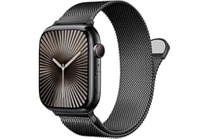ORRLBB Bracelet breveté compatible avec les bracelets Apple Watch Femmes Hommes Séries 10 9 8 7 6 5 4 3 SE2 SE Ultra2 Ultra, boucle milanaise magnétique pour iWatch 49mm 46mm 45mm 44mm 42mm 41mm 40mm 38mm