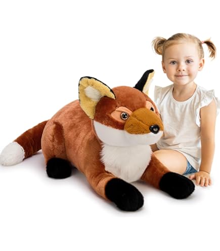 Wild Republic 19548 Jumbo Pluche witte tijger, groot knuffeldier, Cuddlekins, 76 cm