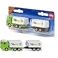 siku 1690, Lorry with Tanker Body and Trailer, Metal,Plastic, 1:87, Green,White, With tandem axle, Can be combined with siku models of the same scale