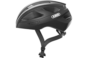 ‎ABUS ABUS Kask rowerowy Macator – sportowy kask rowerowy dla początkujących – również dla osób noszących warkocze – dla kobiet i mężczyzn