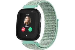 Oumida Kinder Nylon Armbänder kompatibel mit Xplora X6 Armband, Kids Smartwatch Uhrenarmbänder, Verstellbares Armband mit Klettverschluss, Weiches Ersatzband für Mädchen Jungen für Xplora X6 Play