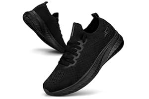 Puweco Scarpe Donna Running Sneakers Comode Tennis Leggero e Traspirante Tempo Libero Fitness Palestra Scarpe