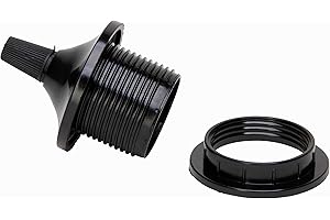 Kopp oprawka z materiału izolacyjnego E27 z nasadką, czarna, 214405042