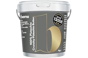 Borna Foods Pistachio Butter (100% Pure Crunchy, 1000g)