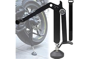 CHSG Stojak konserwacyjny motocykla, składana i przenośna konstrukcja, materiał ze stali węglowej, hydrauliczny podnośnik motocykla, rolka do czyszczenia opon i smarowania łańcucha