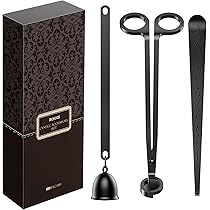 Set Di Accessori Candele 4 In 1 Taglia Stoppino, Forbici