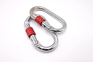 INDUSTRIAL STARTER Moschettone in acciaio con bloccaggio a vite Magic Sea - 2 pezzi - Apertura 18 mm - Resistenza 23 KN - Finitura in zinco - Per diversi usi industriali, nell'artigianato e nel fai da te