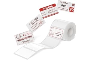 NIIMBOT B21 Pro Etiquettes autocollantes pour thé, cadeaux, boulangerie, supermarché et prix, uniquement pour l'étiqueteuse B21 Pro
