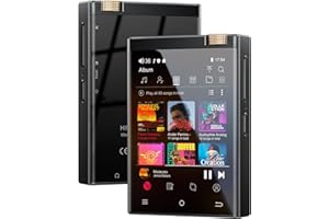 Reproductor MP3 HiFi, Oilsky 80GB MP3 con Bluetooth y WiFi, 2,8'' sin Pérdidas DSD de Alta Fidelidad Digital Portátil Audio Música Player, Android 9.0 (Negro-1)